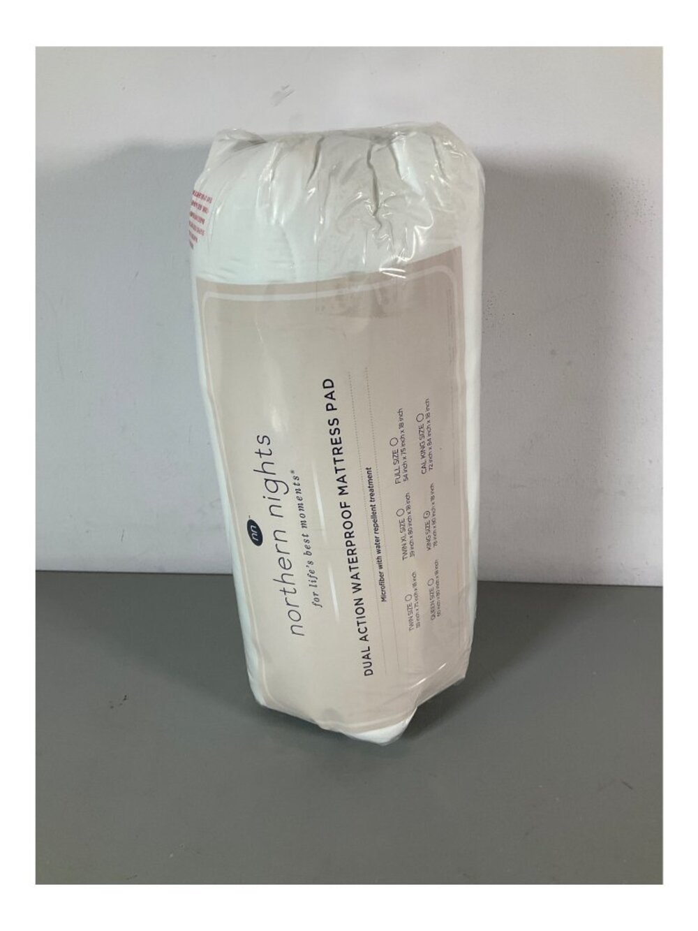 Northern Nights Waterproof Mattress Pad, Dual Action, Microfiber, Multiple Sizes